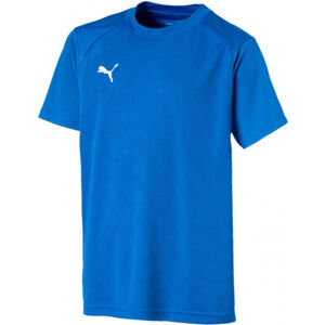 Puma LIGA TRAINING JERSEY JR Modrá 128 - Chlapecké triko