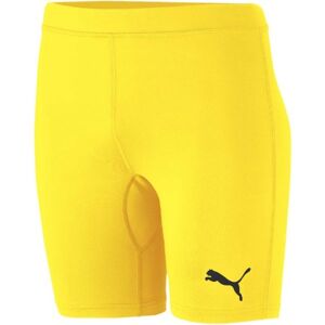 Puma LIGA BASELAYER SHORT TIGHT Pánské spodní trenky, žlutá, velikost XL