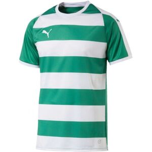 Puma LIGA JERSEY HOOPED Pánské sportovní triko, zelená, velikost S