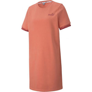 Puma AMPLIFIED DRESS TR Dámské šaty, Lososová,Oranžová, velikost XS