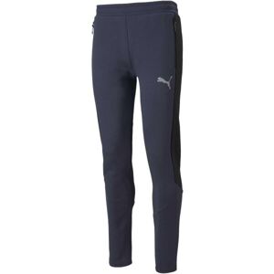 Puma EVOSTRIPE PANTS Pánské tepláky, tmavě modrá, velikost 3XL