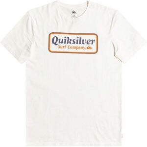 Quiksilver BORDER M TEES Bílá L - Pánské triko