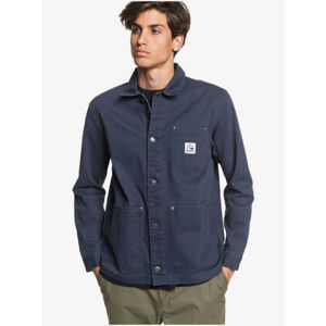 Quiksilver WORKWEAR JACKET Lehká pánská bunda - blazer, tmavě modrá, velikost L