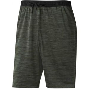 Reebok WORKOUT READY KNIT SHORT Pánské kraťasy, khaki, velikost XXL