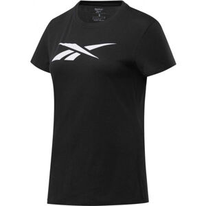 Reebok TRAINING ESSENTIALS VECTOR GRAPHIC TEE Dámské triko, černá, velikost L