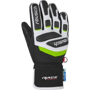 Reusch PRIME RACE R-TEX XT JUNIOR Dětské lyžařské rukavice, Černá,Bílá,Zelená, velikost 5