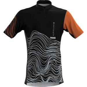 Rosti CURVE Pánský cyklistický dres, černá, veľkosť 4XL