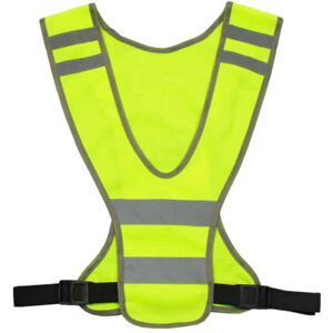 Runto Y16 Reflexní neon UNI - Sportovní reflexní vesta s nastavitelnými popruhy