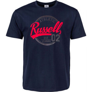 Russell Athletic S/S CREWNECK TEE SHIRT modrá Plava - Pánské tričko