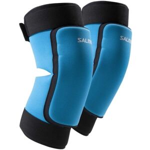 Salming CORE KNEE PADS Brankářské florbalové chrániče, modrá, velikost