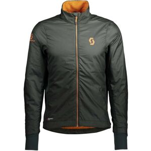 Scott TRAIL STORM INSULOFT ALPHA Pánská bunda na kolo, tmavě zelená, velikost L