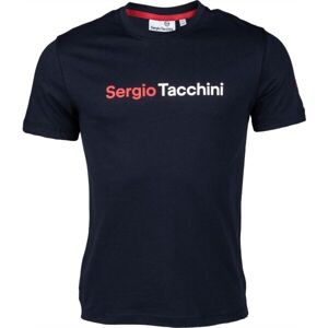 Sergio Tacchini ROBIN Tmavě modrá S - Pánské tričko