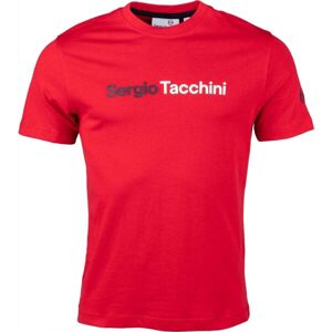 Sergio Tacchini ROBIN Pánské tričko, Červená,Mix, velikost XL