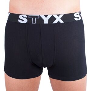 Styx MEN'S BOXERS SPORTS RUBBER Pánské boxerky, černá, velikost L