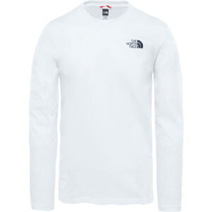 The North Face L/S EASY TEE Pánské tričko, Bílá, velikost XL