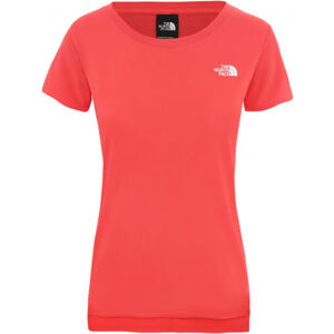 The North Face QUEST TEE Dámské tričko, Oranžová,Bílá, velikost