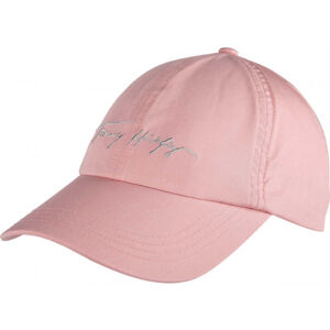 Tommy Hilfiger SIGNATURE CAP Růžová UNI - Dámská kšiltovka