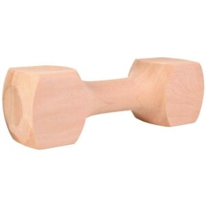 TRIXIE WOODEN DUMBBELL 650G Aportovací dřevěná činka, hnědá, veľkosť UNI