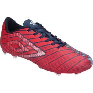 Umbro VELOCITA ELIXIR LEAGUE FG Pánské kopačky, červená, velikost 42.5