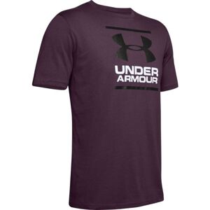 Under Armour GL FOUNDATION SS T Pánské tričko, fialová, velikost L