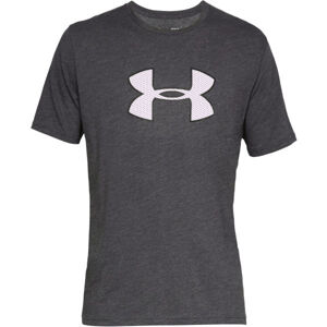 Under Armour BIG LOGO SS Pánské triko, tmavě šedá, veľkosť L