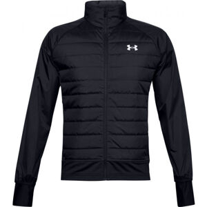 Under Armour RUN INSULATE Pánská hybridní bunda, černá, velikost