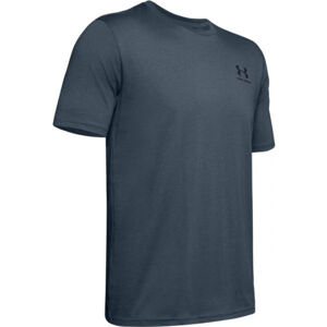 Under Armour SPORTSTYLE LEFT CHEST SS Pánské tričko, šedá, velikost XL