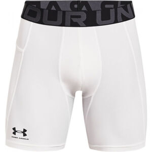 Under Armour HEATGEAR ARMOUR SHORTS Pánské kraťasy, bílá, velikost