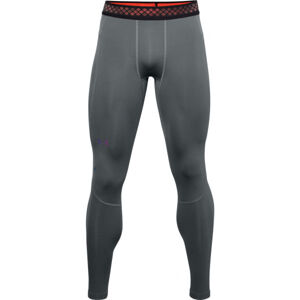 Under Armour RUSH HG 2.0 LEGGINGS Pánské legíny, šedá, velikost XXL