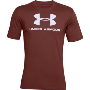 Under Armour SPORTSTYLE LOGO SS Tyrkysová S - Pánské triko