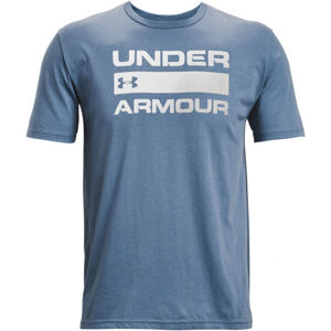 Under Armour UA TEAM ISSUE WORDMARK SS Tmavě modrá L - Pánské triko