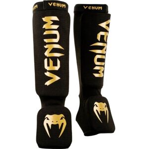 Venum KONTACT SHIN GUARDS Chrániče holení, černá, velikost M