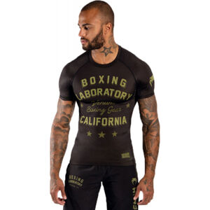 Venum BOXING LAB RASHGUARD Pánské tričko, černá, velikost M