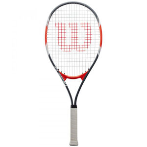 Wilson FUSION XL Rekreační tenisová raketa, Tmavě šedá,Oranžová, velikost