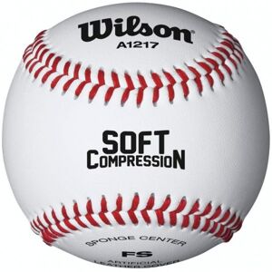 Wilson SOFT COMPRESSION Baseballový míč, bílá, velikost os