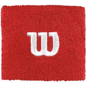 Wilson W WRISTBAND RD OSFA Potítko, červená, velikost os